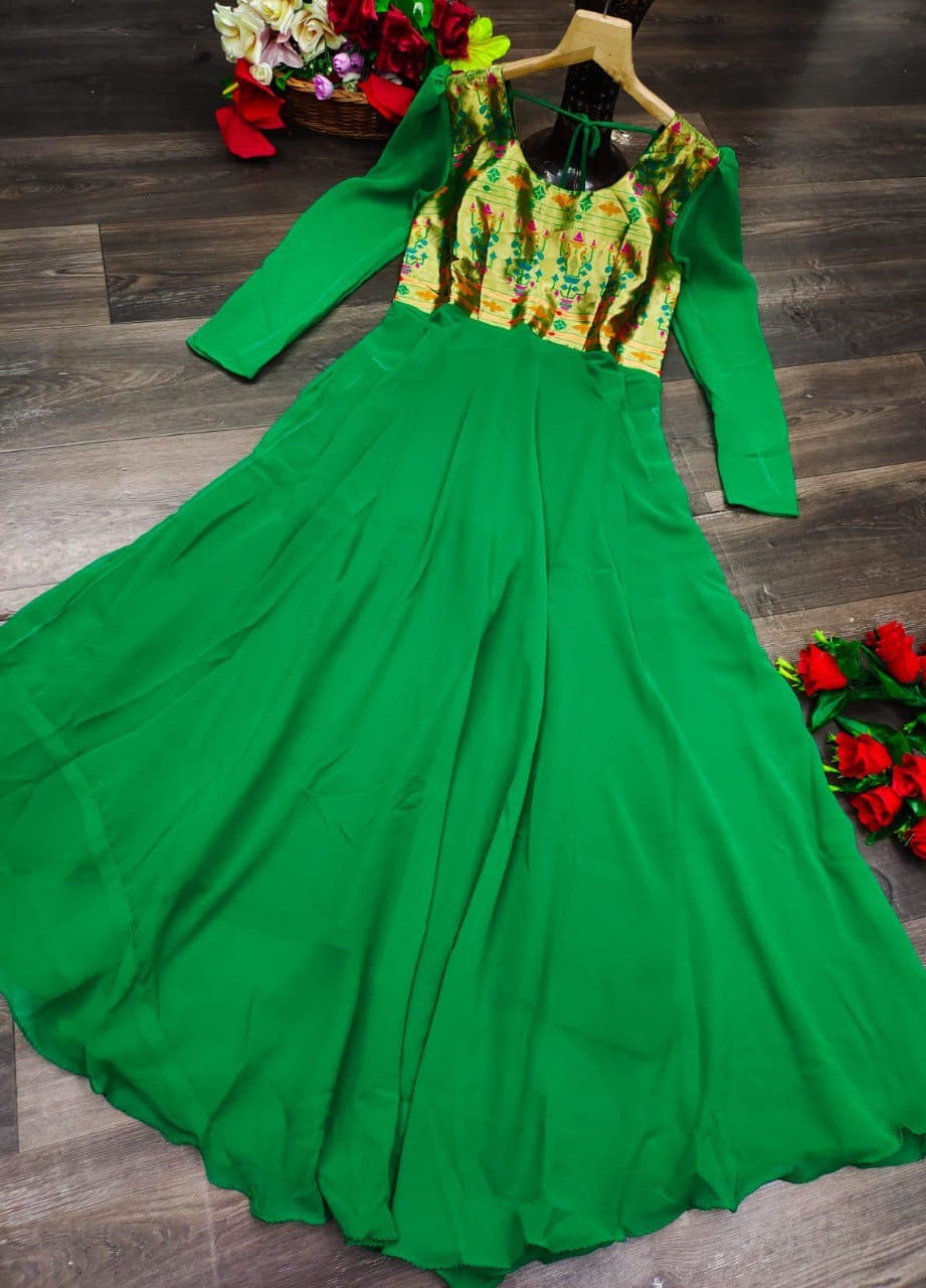 long umbrella gown